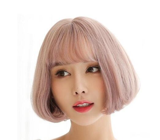 女生內扣帶劉海發型圖片內扣帶劉海怎么扎