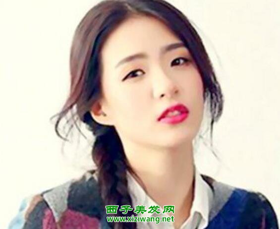 冬季中長發(fā)劉海發(fā)型怎么扎女生中長發(fā)劉海發(fā)型效果圖