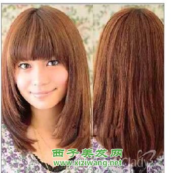 女生長發(fā)直發(fā)發(fā)型造型