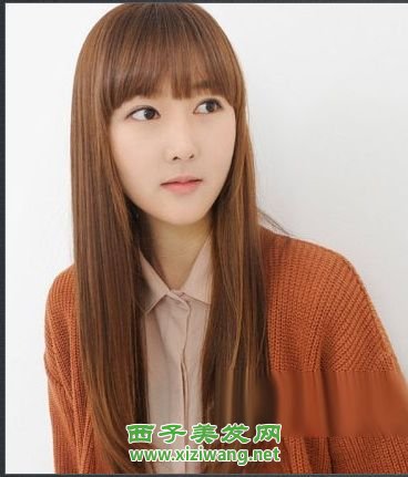美女直發(fā)發(fā)型圖片,快速變成清純女生