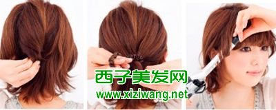 用卷發(fā)棒打造漂亮短卷發(fā)