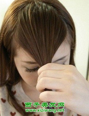無劉海發(fā)型扎法圖解教程