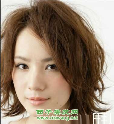韓式女生短發燙發發型