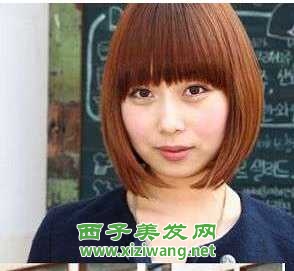 圓臉女生短發發型圖片大全