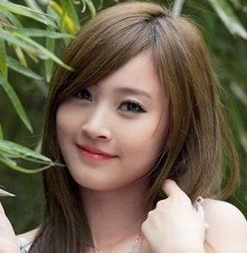 非主流斜劉海發型扎法效果圖