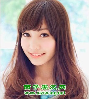 五款中長發燙發發型圖片長發打理燙發這樣最迷人