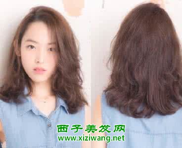 最新卷發中長發型圖片洋氣時尚有魅力
