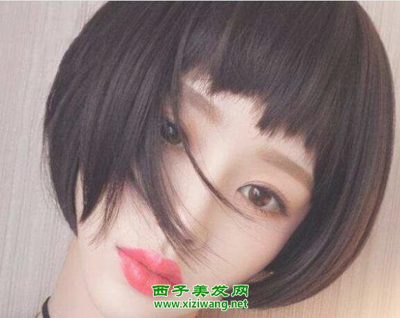 女生二次元劉海短發發型圖片二次元劉海短發就這樣迷人