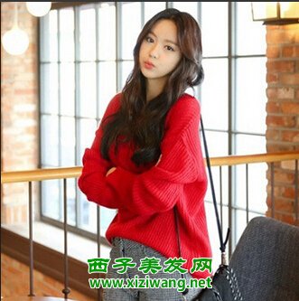 瘦臉燙什么發型好看適合瘦臉女生燙發發型圖