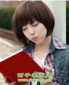 最新發型扎發之女生短發造型