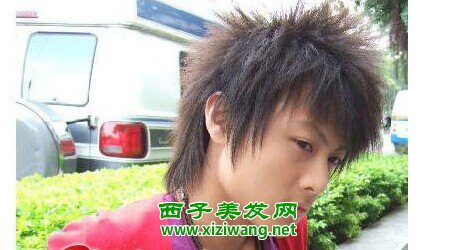 男生錫紙燙發型圖片