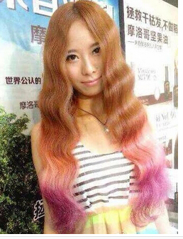 韓國水波紋燙發圖片,水波紋發型怎么燙