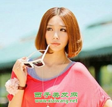 學生頭短發發型圖