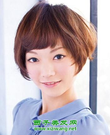 胖娃娃臉適合什么短發型圖片