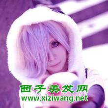 女生紫色短發發型圖片讓你變另類美女