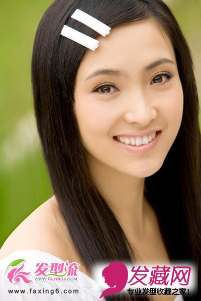 最新夏季清新自然長發發型設計