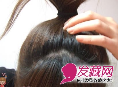 中長發怎么盤好看空姐范的盤發發型